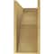 Ekena Millwork 10"W x 20"D x 20"H Classic Crestline Rough Cedar Woodgrain TimberThane Corbel, Primed Tan CORUR10X20X20CRERCPR - alternate 4